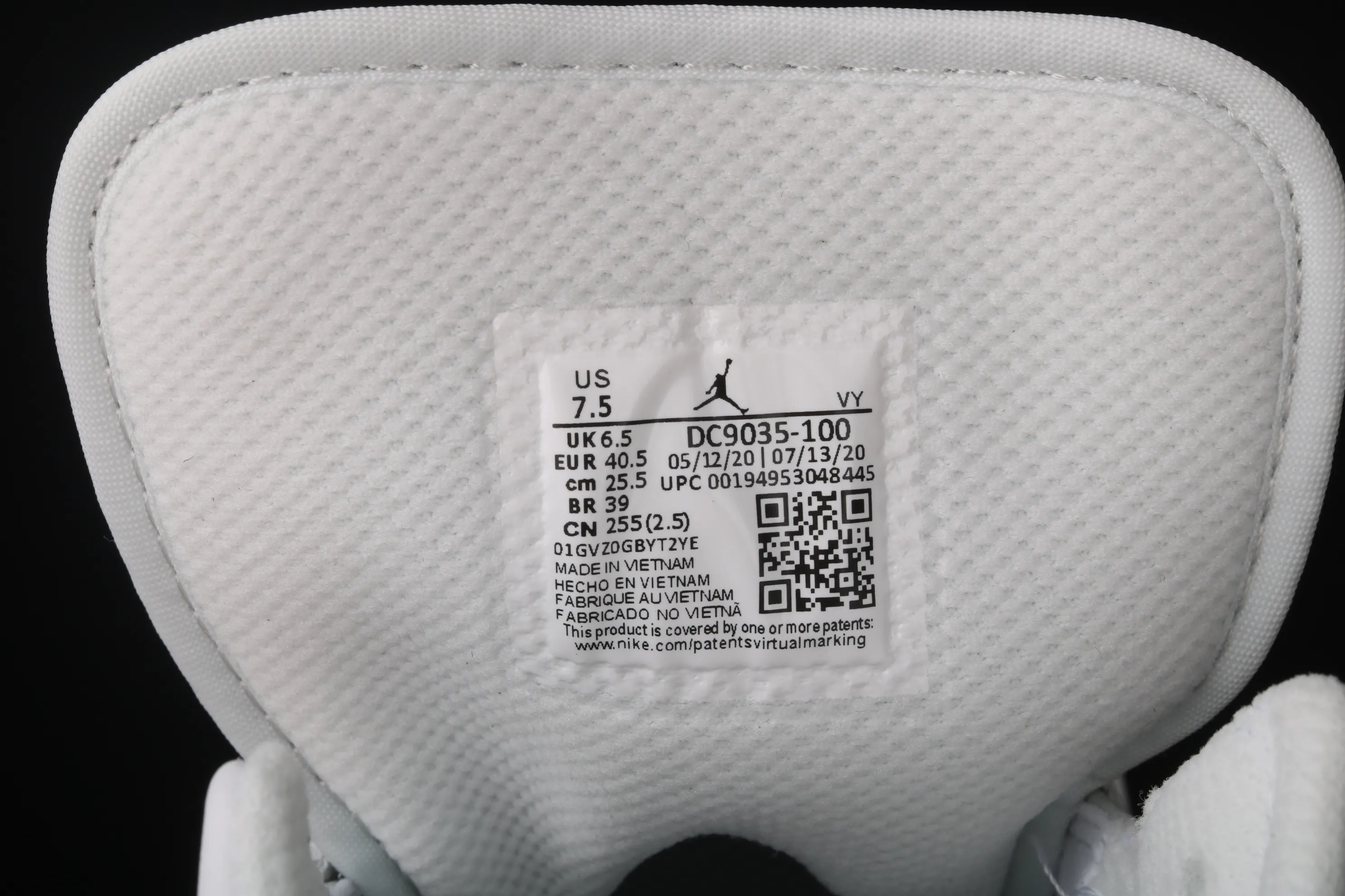All categories Air Jordan Jordan series basketball shoes Air Jordan 1 Mid Air Jordan 1 Mid "White Camo" AJ1 Joe 1 Zhongbang white gray camouflage DC9035-100